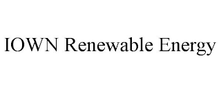 IOWN RENEWABLE ENERGY