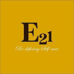 E21 RE-DEFINING SELF-CARE