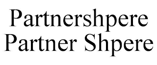 PARTNERSHPERE PARTNER SHPERE