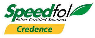 SPEEDFOL FOLIAR CERTIFIED SOLUTIONS CREDENCE