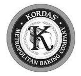 K KORDAS' METROPOLITAN BAKING COMPANY