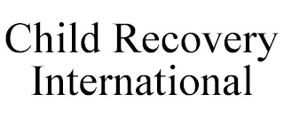 CHILD RECOVERY INTERNATIONAL