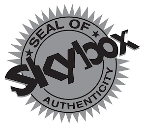 SKYBOX SEAL OF AUTHENTICITY