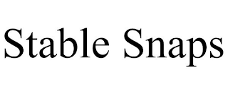 STABLE SNAPS