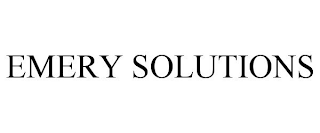 EMERY SOLUTIONS