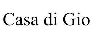 CASA DI GIO