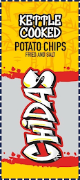 KETTLE COOKED POTATO CHIPS FRIED AND SALT CHIDAS NET WT. 3.17 OZ (90 G)