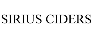 SIRIUS CIDERS