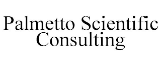 PALMETTO SCIENTIFIC CONSULTING