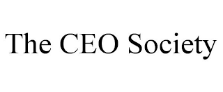 THE CEO SOCIETY