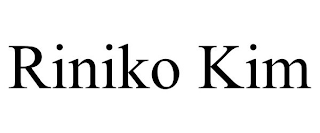 RINIKO KIM
