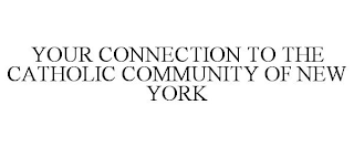 YOUR CONNECTION TO THE CATHOLIC COMMUNITY OF NEW YORK