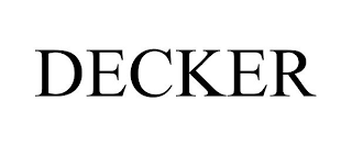 DECKER