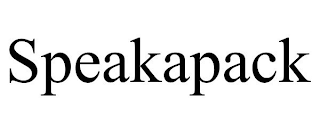 SPEAKAPACK