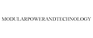 MODULARPOWERANDTECHNOLOGY