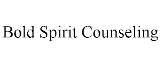 BOLD SPIRIT COUNSELING