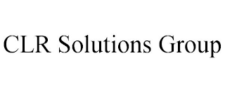 CLR SOLUTIONS GROUP