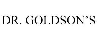 DR. GOLDSON'S