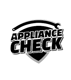 APPLIANCE CHECK