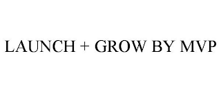 LAUNCH + GROW BY MVP