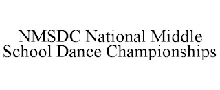 NMSDC NATIONAL MIDDLE SCHOOL DANCE CHAMPIONSHIPS