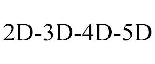 2D-3D-4D-5D