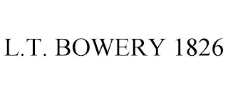 L.T. BOWERY 1826