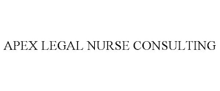 APEX LEGAL NURSE CONSULTING