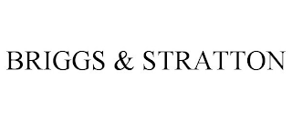 BRIGGS & STRATTON