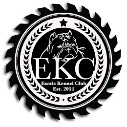 LETTERS EKC EXOTIC KENNEL CLUB EST. 2014