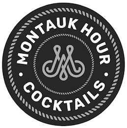 M MONTAUK HOUR · COCKTAILS ·