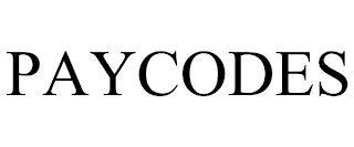 PAYCODES