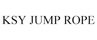 KSY JUMP ROPE