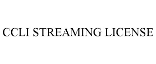 CCLI STREAMING LICENSE