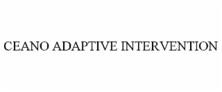 CEANO ADAPTIVE INTERVENTION MODEL