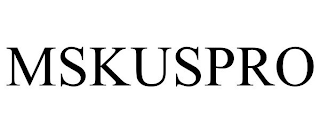 MSKUSPRO