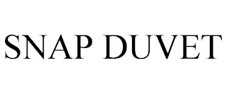 SNAP DUVET