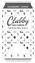 RASPBERRY-LEMON CLUBBY SELTZERS THE #1 SELTZER IN GOLF