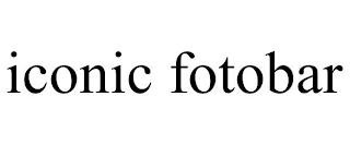 ICONIC FOTOBAR