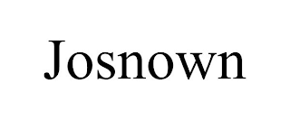 JOSNOWN