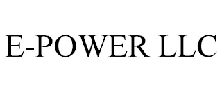 E-POWER LLC