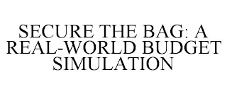 SECURE THE BAG: A REAL-WORLD BUDGET SIMULATION
