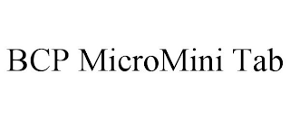 BCP MICROMINI TAB