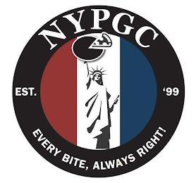 NYPGC EST. '99 EVERY BITE, ALWAYS RIGHT!