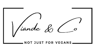 VIANDE & CO NOT JUST FOR VEGANS