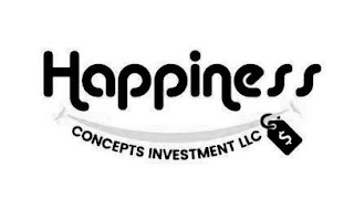 HAPPINESS CONCEPTS INVESTMENT LLC $