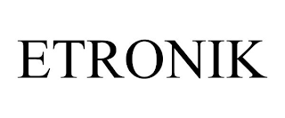 ETRONIK trademark