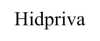 HIDPRIVA trademark