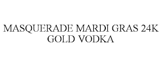 MASQUERADE MARDI GRAS 24K GOLD VODKA