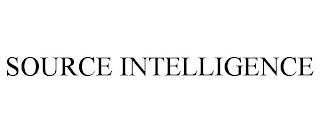 SOURCE INTELLIGENCE